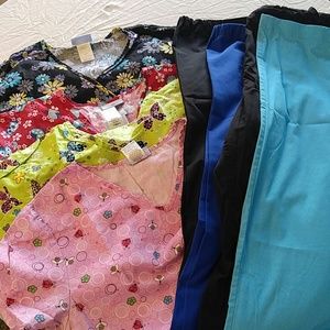 Nursing Scrubs Bundle Size L and XL
